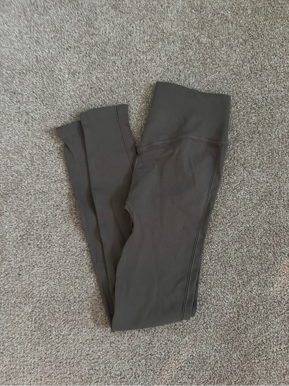 NUX Charcoal Gray High Rise Workout Leggings Size S